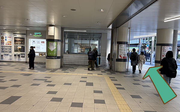 京急線から当院までの道順2